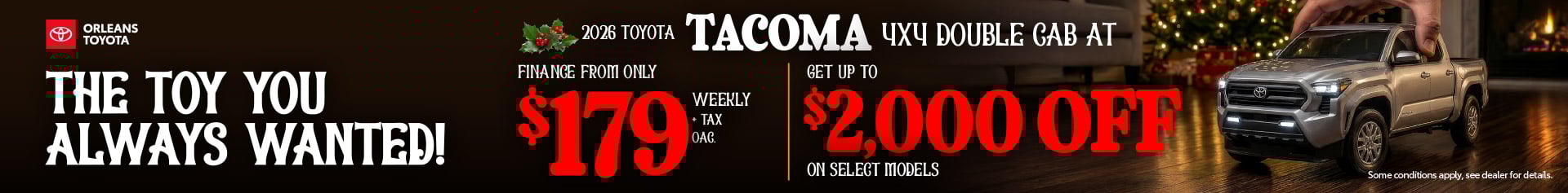 2026 Tacoma at Orleans Toyota 